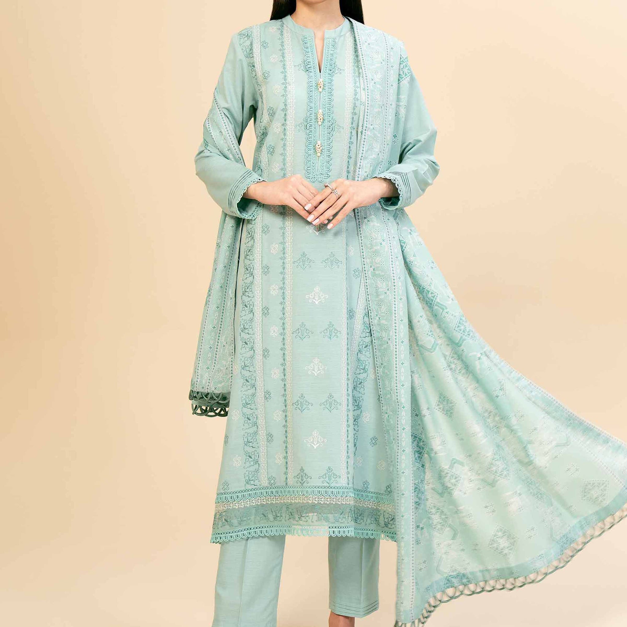 Nishat Linen | Naqsh Winter 2024 | Suit - 42404578