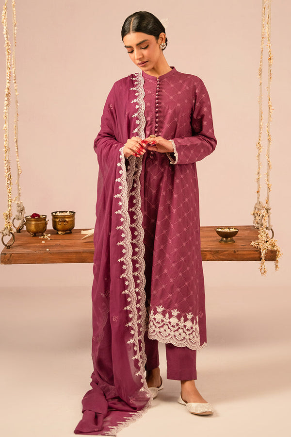 Cross Stitch | Mahiri Embroidered Lawn 24 | VIOLET QUARTZ - Pakistani Clothes for women, in United Kingdom and United States