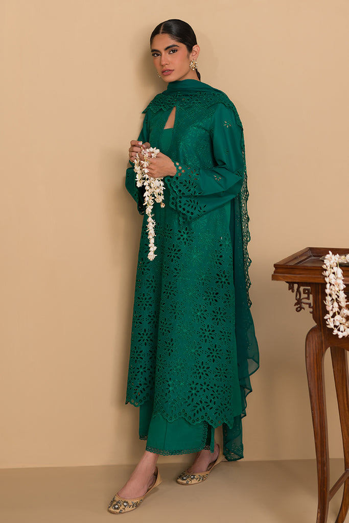 Cross Stitch | Chikankari Lawn 24 | PINE FOREST - Pakistani Clothes for women, in United Kingdom and United States