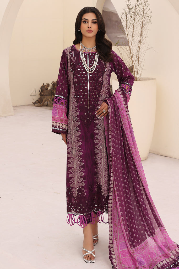 Charizma | Naranji Embroidered Lawn 24 | CN4-003 - Pakistani Clothes for women, in United Kingdom and United States