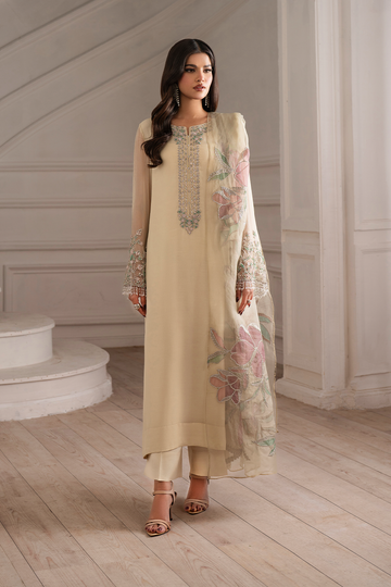 Iznik I Festive Formal I UE-413 Embroidered Chiffon