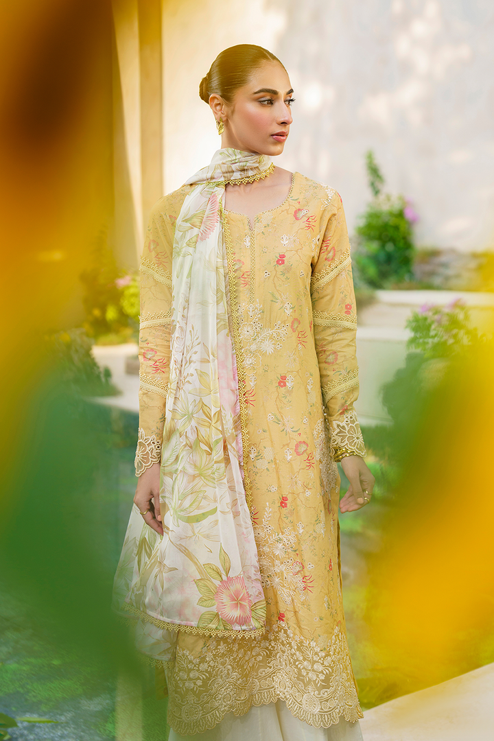 Iznik | Festive lawn 24 | SFL-09 - Pakistani Clothes for women, in United Kingdom and United States