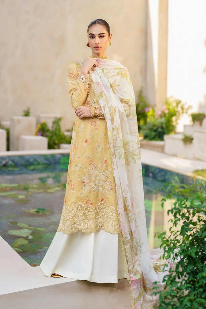 Iznik | Festive lawn 24 | SFL-09 - Pakistani Clothes for women, in United Kingdom and United States