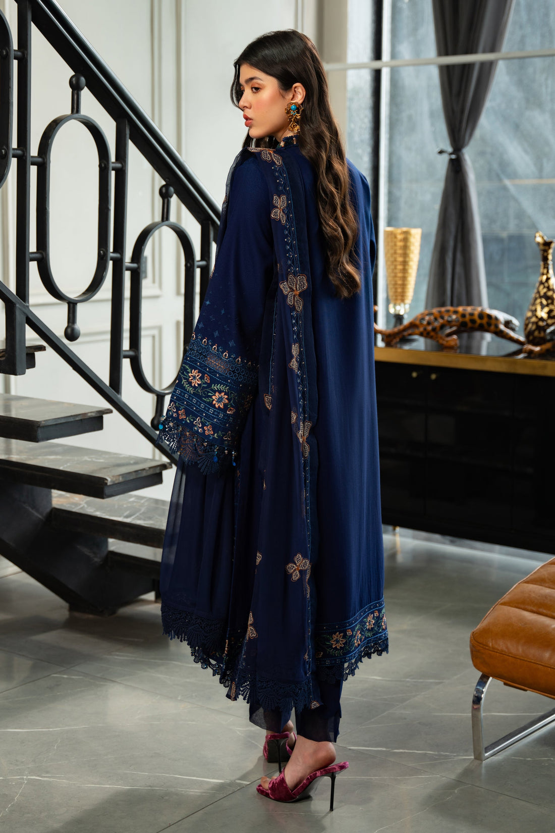 Naqshi | Medaline Khaddar Collection | TEHMEENA