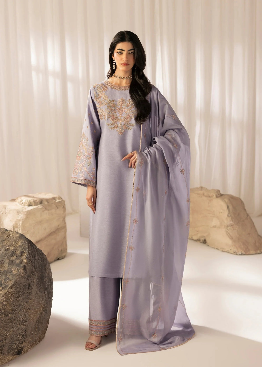 Jamnii | Silk Atelier Pret 26 | LAVENDER MIST
