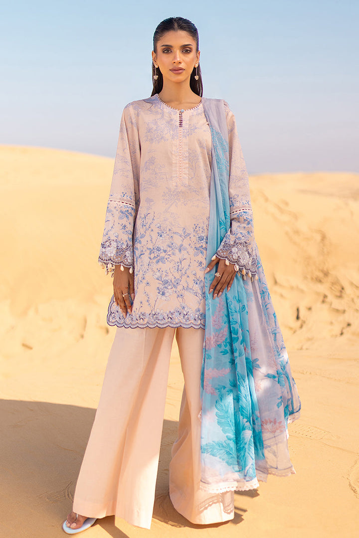 Cross Stitch | Eid Lawn 24 | PEACH - Pakistani Clothes for women, in United Kingdom and United States