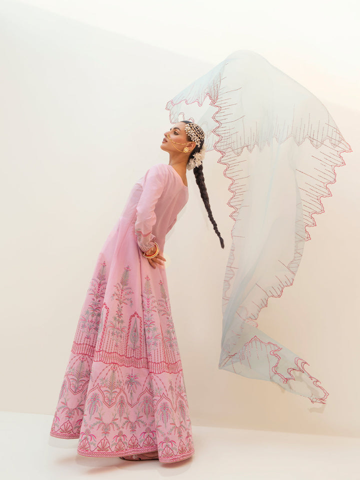 Fozia Khalid | Eid Edit 24 | Cranberry Pink - Hoorain Designer Wear - Pakistani Ladies Branded Stitched Clothes in United Kingdom, United states, CA and Australia