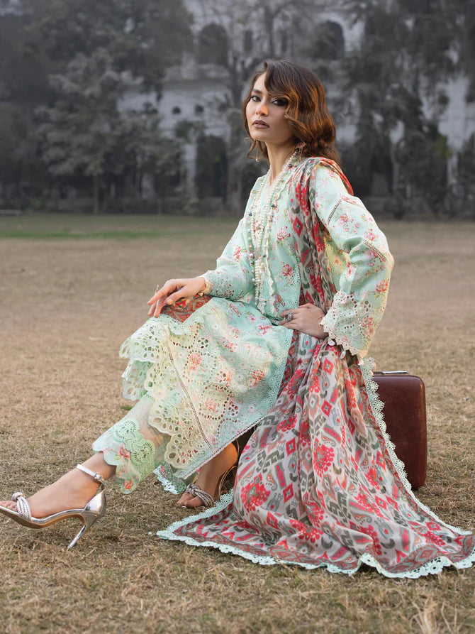 Faiza Faisal | Maya Luxury Lawn | Julia - Hoorain Designer Wear - Pakistani Ladies Branded Stitched Clothes in United Kingdom, United states, CA and Australia