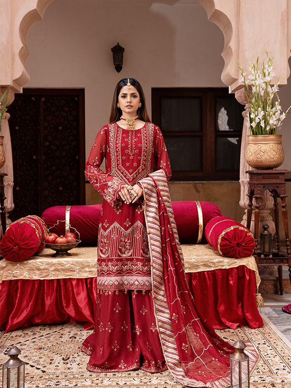 Zebtan | Zeenat Collection Vol 19 | ZN-03 - Hoorain Designer Wear - Pakistani Ladies Branded Stitched Clothes in United Kingdom, United states, CA and Australia