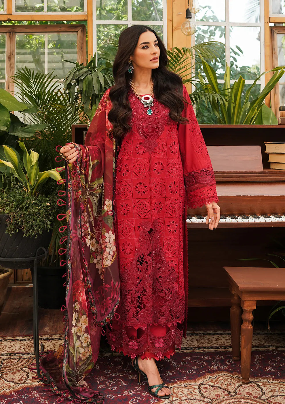 Kahf Premium | Luxury Lawn 24 | KLE-04 Valentino - Pakistani Clothes for women, in United Kingdom and United States