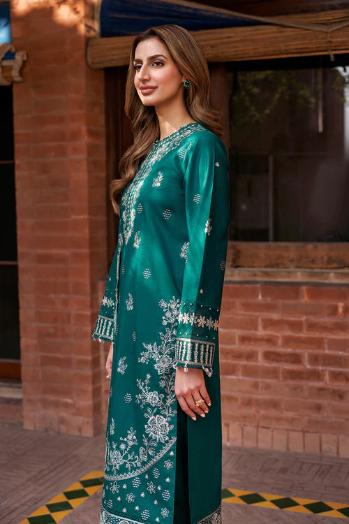 Farasha | Kaavish Lawn 24 | TEAL GARLAND - Pakistani Clothes for women, in United Kingdom and United States