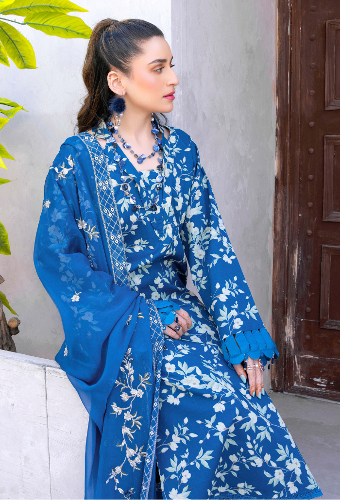 Humdum | Gardenia Lawn 24 | PLG 3 - D09 - Pakistani Clothes for women, in United Kingdom and United States