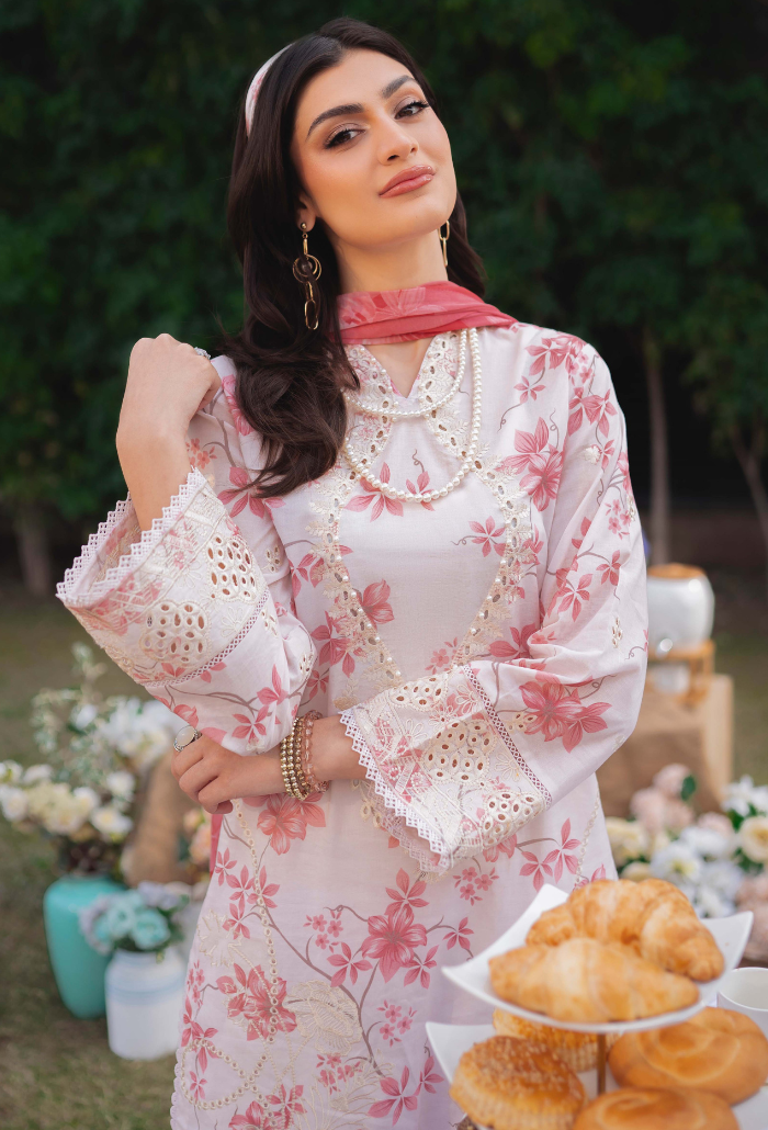 Humdum | Gardenia Lawn 24 | Printkari Lawn PLG 06 - Pakistani Clothes for women, in United Kingdom and United States