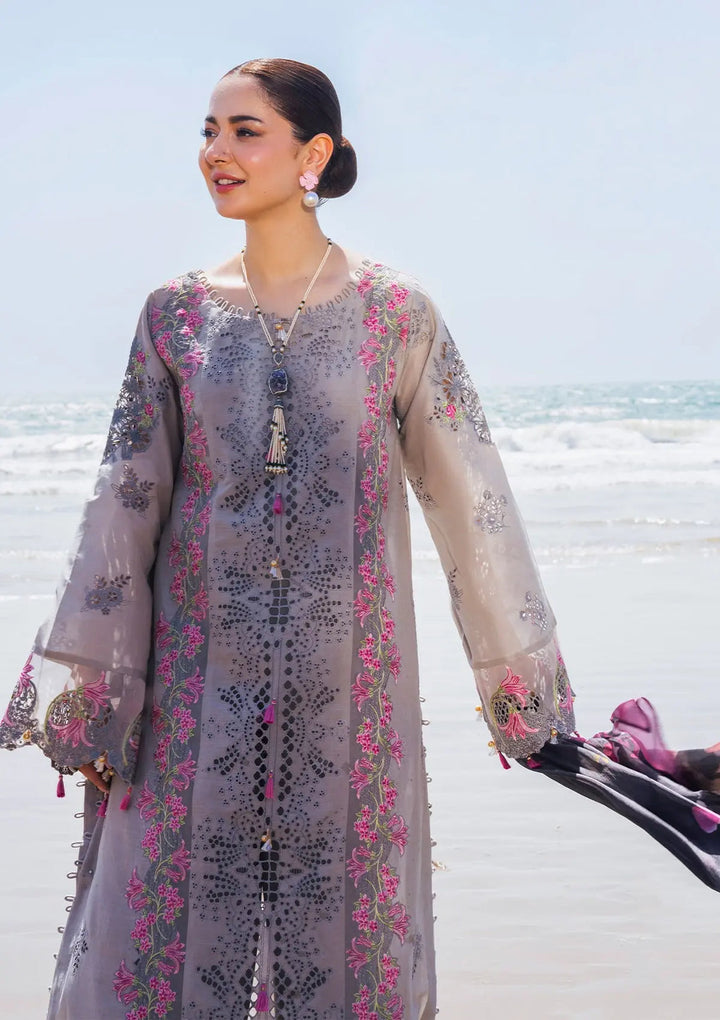 Elaf Premium | Hai Kuch Festive Lawn 24 | EHK-04 Alyaanah - Hoorain Designer Wear - Pakistani Designer Clothes for women, in United Kingdom, United states, CA and Australia