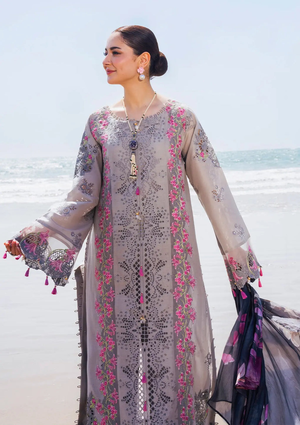 Elaf Premium | Hai Kuch Festive Lawn 24 | EHK-04 Alyaanah - Pakistani Clothes for women, in United Kingdom and United States