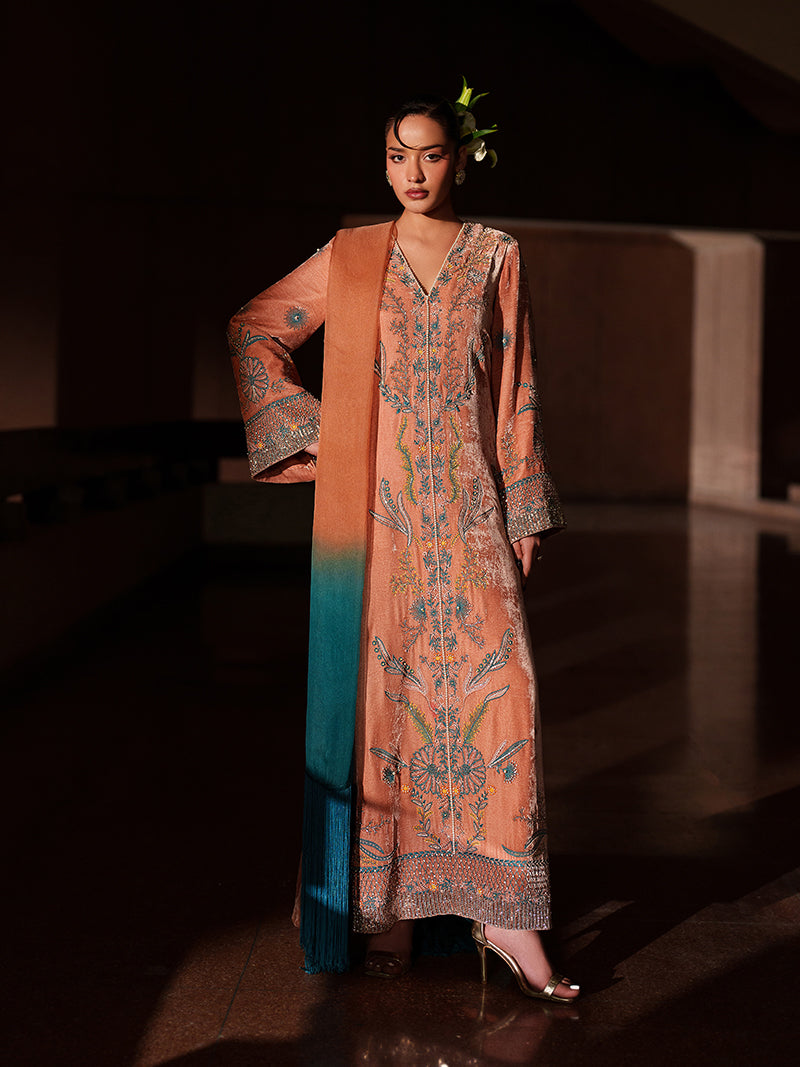 Caia | Luxury Velvet Edit 25 | Salmon