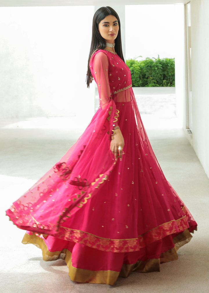 Purple Haze Pret Studio | Apsara Formals | Rose Pink Pashwas - Pakistani Clothes for women, in United Kingdom and United States