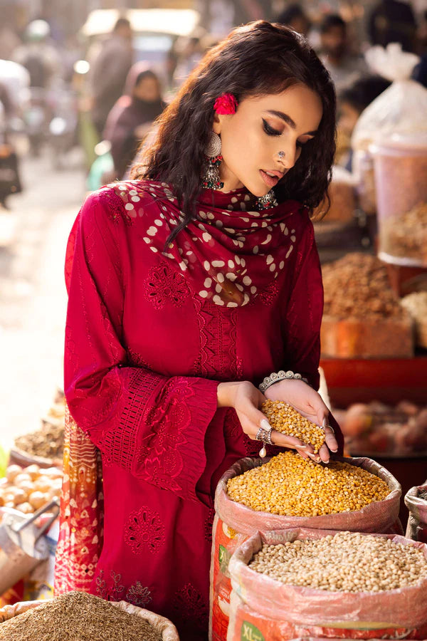 Nureh | Bazaar Lawn | NS-124 - Hoorain Designer Wear - Pakistani Ladies Branded Stitched Clothes in United Kingdom, United states, CA and Australia