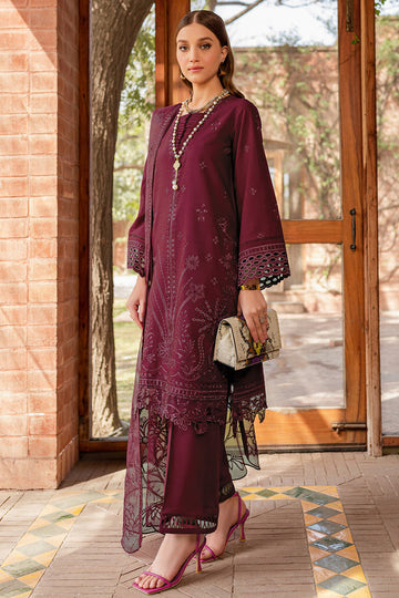 Farasha | Summer Weaves Embroidered Lawn | Zella