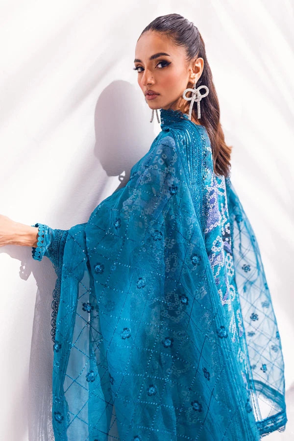 Nureh | Ballerina Formals | Blue Charm - Pakistani Clothes for women, in United Kingdom and United States