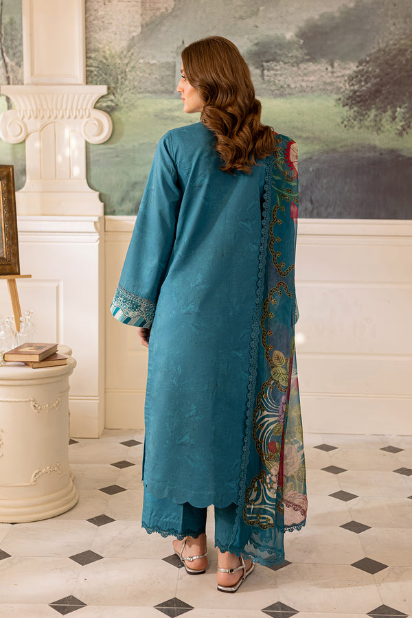 Farasha | Seraya Lawn 24 | PERIWINKLE - Pakistani Clothes for women, in United Kingdom and United States