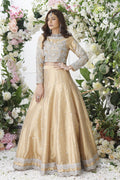 Wahajmkhan | Eden wedding Formals | ANTIQUE GOLD LENGA & CHOLI - Pakistani Clothes for women, in United Kingdom and United States