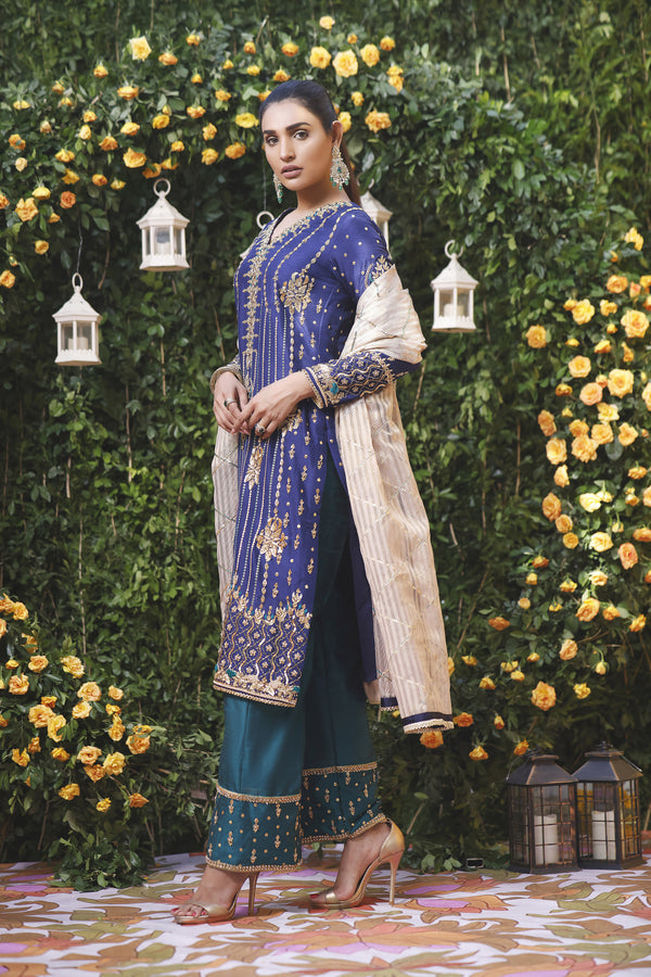 Wahajmbegum | Mehrunnisa Wedding Formals | PEACOCK PRIDE - Pakistani Clothes for women, in United Kingdom and United States