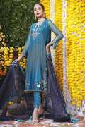 Wahajmbegum | Mehrunnisa Wedding Formals | TURQUOISE PANEL OUTFIT - Pakistani Clothes for women, in United Kingdom and United States