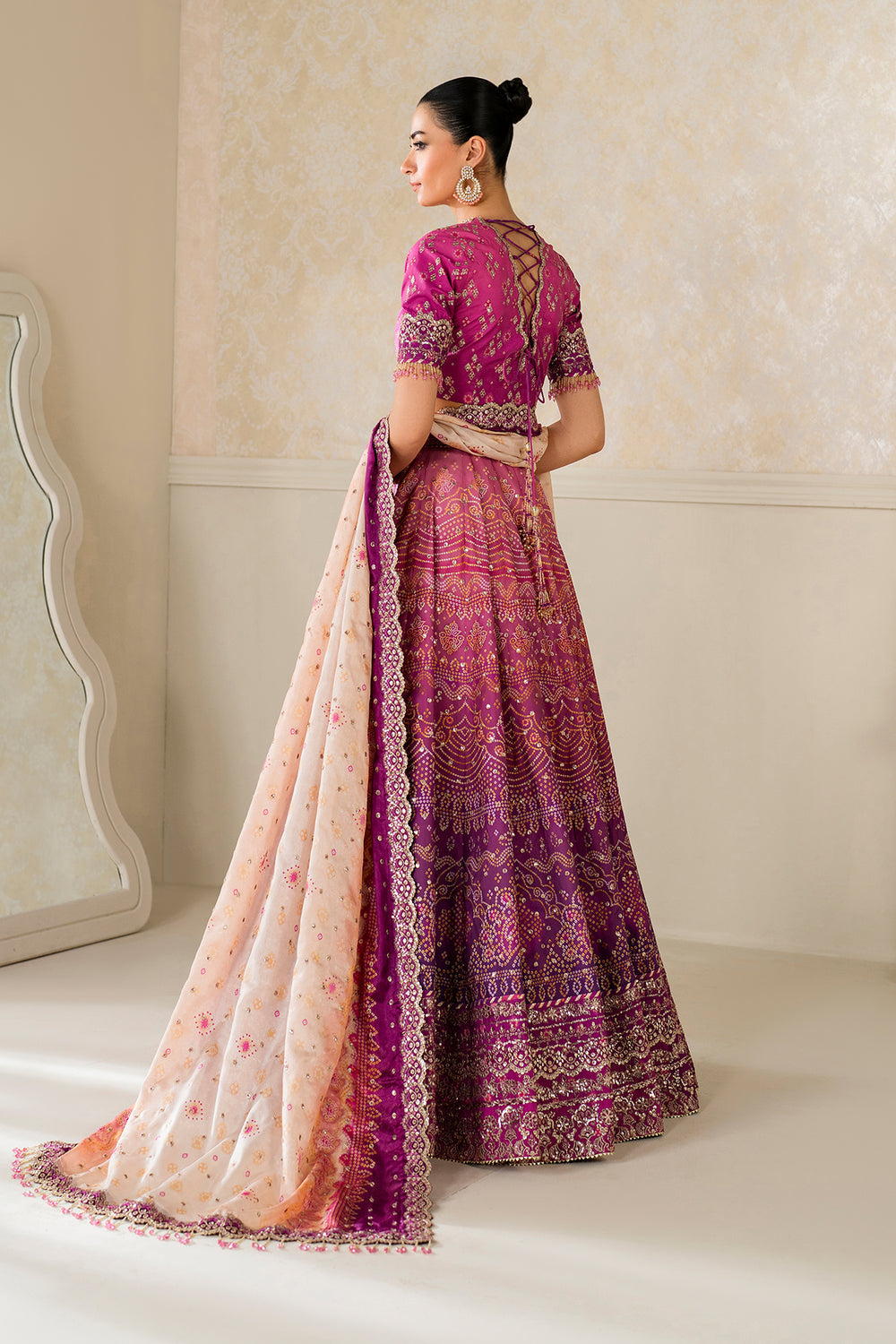 Baroque | Formals Collection | EMBROIDERED SILK UF-4163