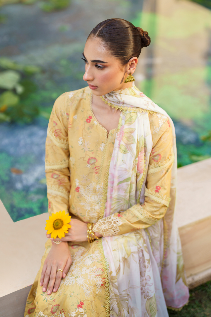 Iznik | Festive lawn 24 | SFL-09 - Pakistani Clothes for women, in United Kingdom and United States