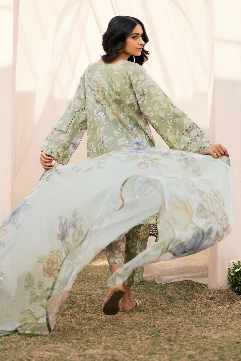 Baroque | Luxury Pret 24 | LAWN UF-596 - Pakistani Clothes for women, in United Kingdom and United States