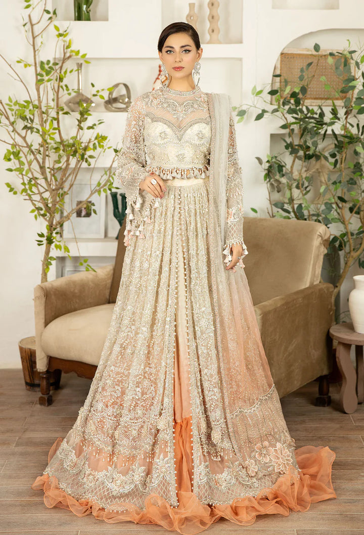 Adans Libas | Ocean Breeze Wedding Formals | Midnight Jazmine 5402 - Hoorain Designer Wear - Pakistani Ladies Branded Stitched Clothes in United Kingdom, United states, CA and Australia