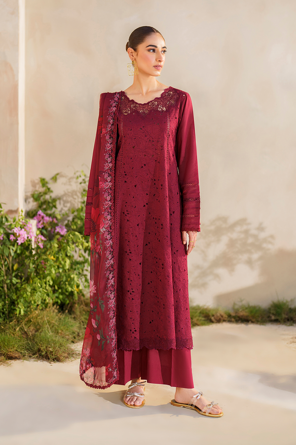Iznik | Festive lawn 24 | SFL-02 - Hoorain Designer Wear - Pakistani Designer Clothes for women, in United Kingdom, United states, CA and Australia