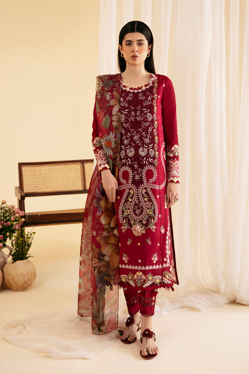 Qalamkar | Qlinekari Luxury Lawn | SQ-04 LARMINA - Pakistani Clothes for women, in United Kingdom and United States