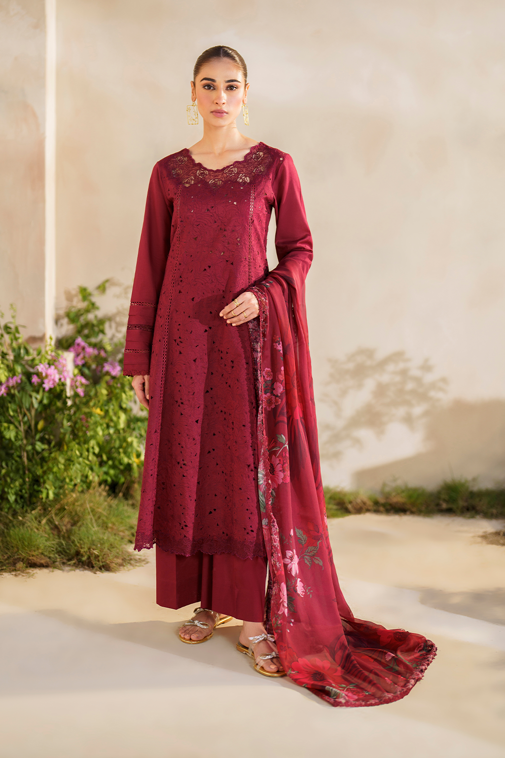 Iznik | Festive lawn 24 | SFL-02 - Pakistani Clothes for women, in United Kingdom and United States