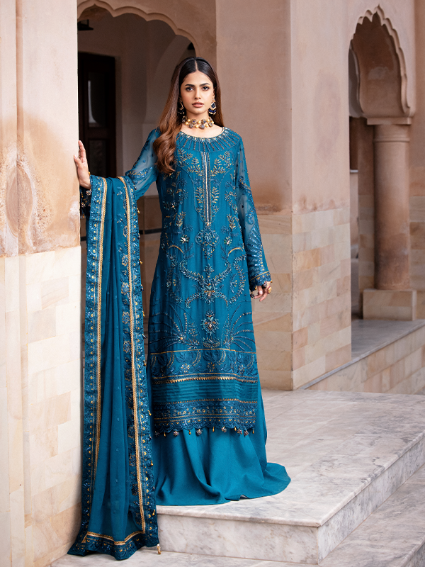 Zebtan | Zeenat Collection Vol 19 | ZN-08 - Hoorain Designer Wear - Pakistani Ladies Branded Stitched Clothes in United Kingdom, United states, CA and Australia