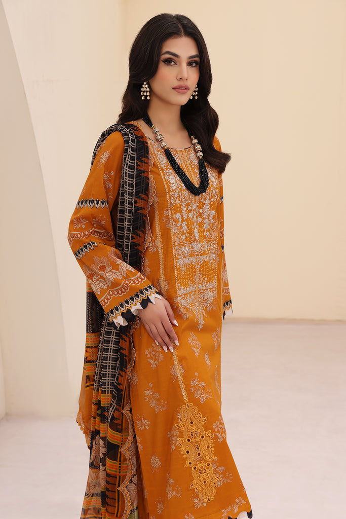 Charizma | Naranji Embroidered Lawn 24 | CN4-001 - Pakistani Clothes for women, in United Kingdom and United States