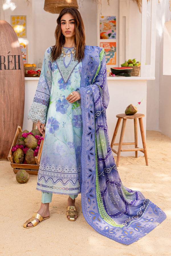 Nureh | Gardenia Lawn 24 | NS-130 A - Pakistani Clothes for women, in United Kingdom and United States