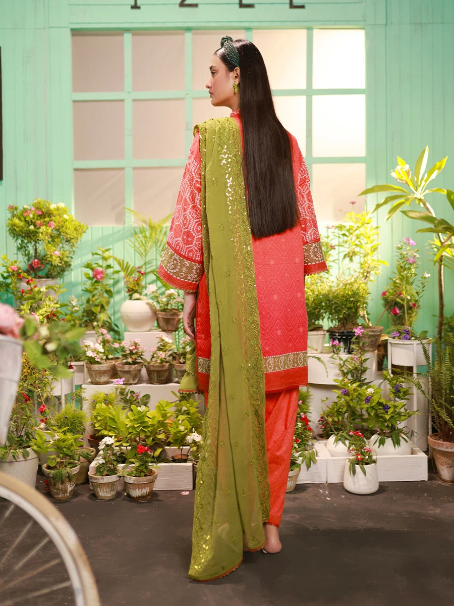 Salitex | Izel Lawn 24 | ORCHID - LUXURY LAWN EMBROIDERED SUIT