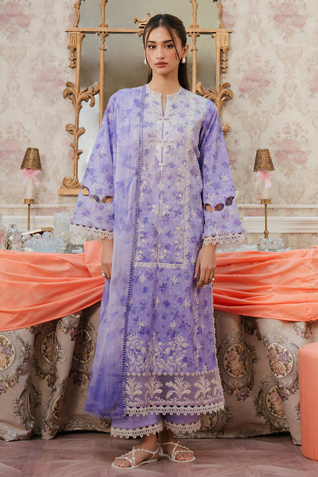 Ayzel | Armelia Printed Lawn 25 | Delilah