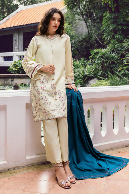 Naqshi | Nuri Khaddar Velvet Marina | Mujeeba