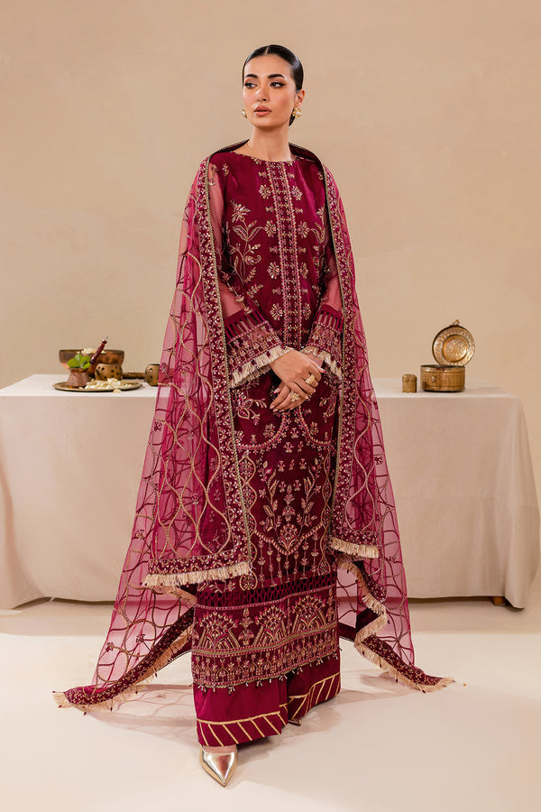 Farasha | Lumiere Luxury Collection 23 |ROUGE PINK - Pakistani Clothes for women, in United Kingdom and United States