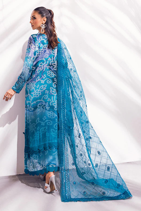 Nureh | Ballerina Formals | Blue Charm - Pakistani Clothes for women, in United Kingdom and United States