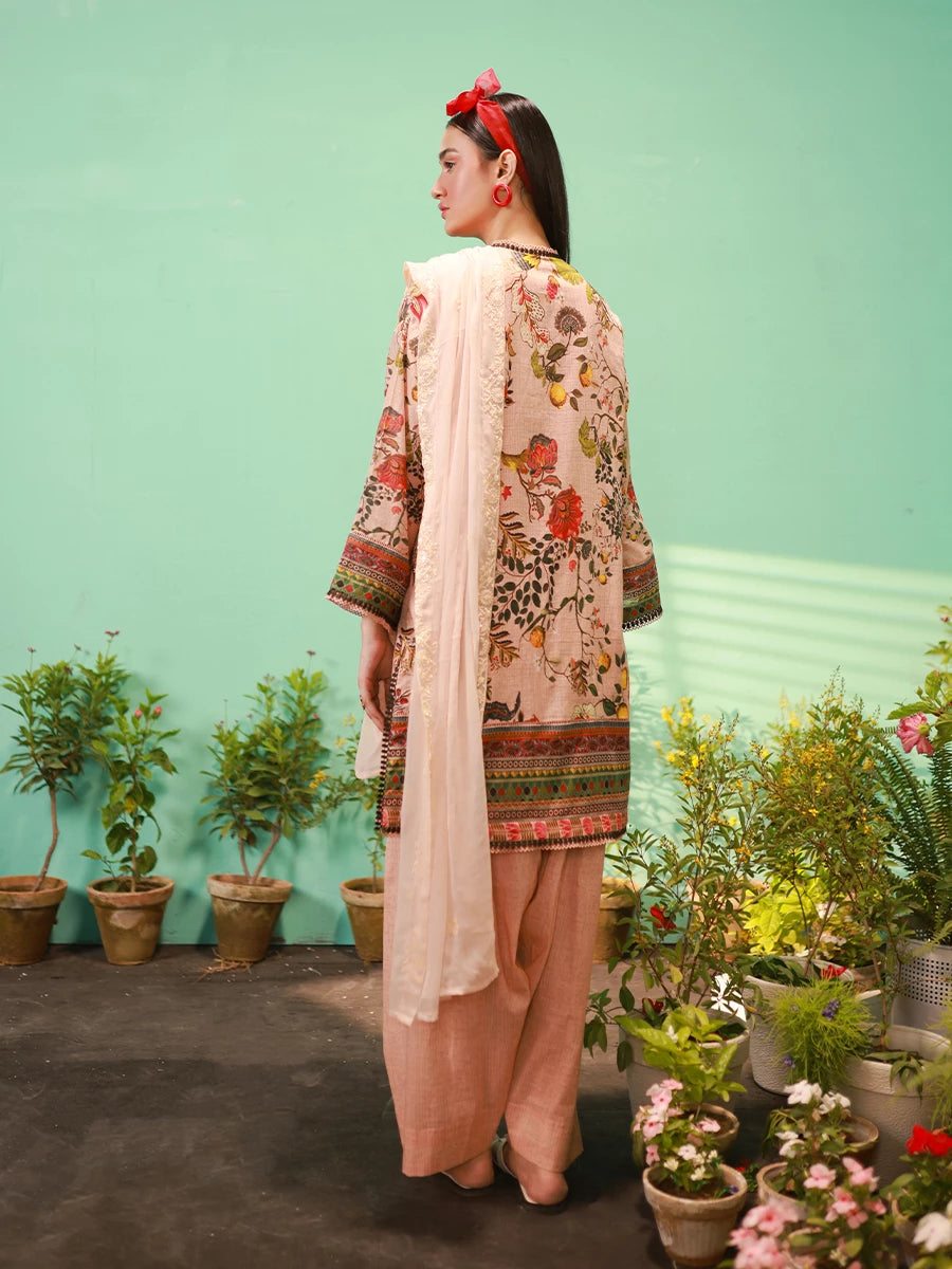 Salitex | Izel Lawn 24 | ROSEBUD - LUXURY LAWN EMBROIDERED SUIT