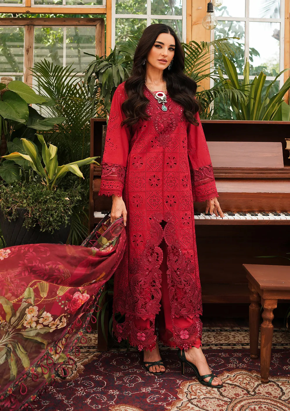 Kahf Premium | Luxury Lawn 24 | KLE-04 Valentino - Pakistani Clothes for women, in United Kingdom and United States