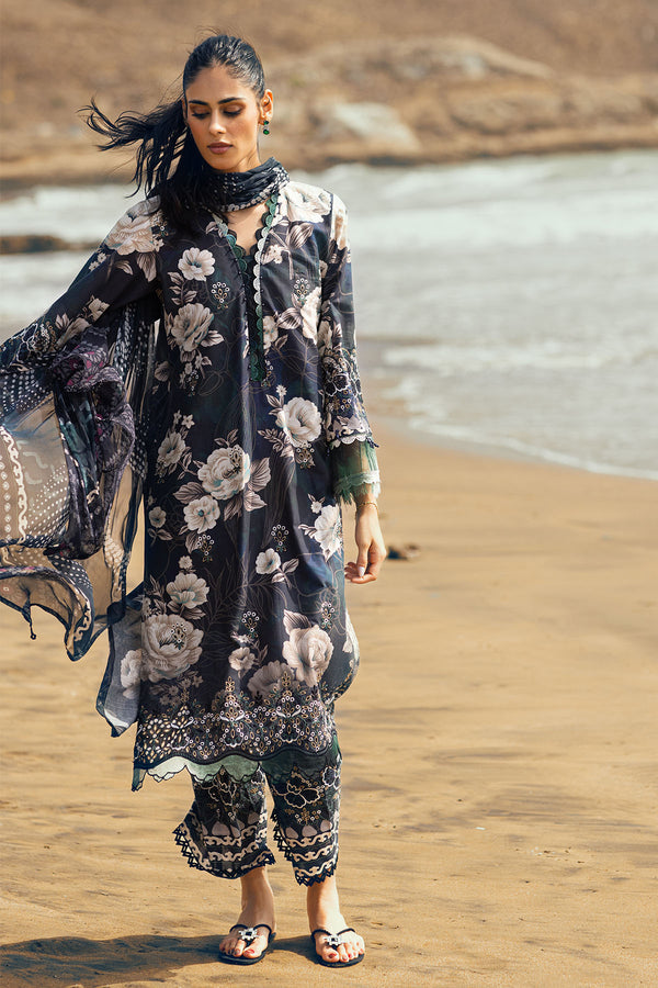 Nureh | Gardenia Lawn 24 | N-04 - Hoorain Designer Wear - Pakistani Ladies Branded Stitched Clothes in United Kingdom, United states, CA and Australia