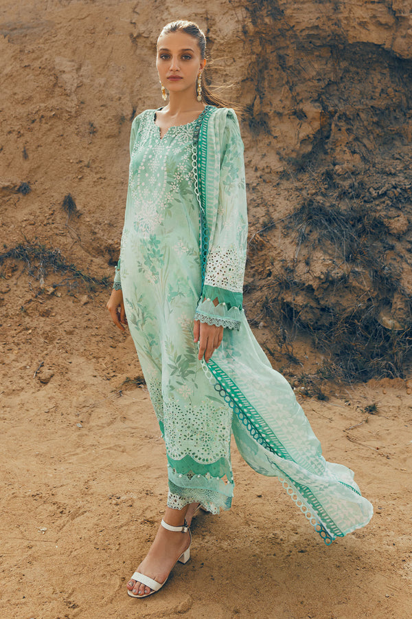 Nureh | Gardenia Lawn 24 | N-01 - Pakistani Clothes for women, in United Kingdom and United States