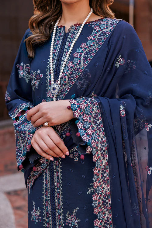 Farasha | Kaavish Lawn 24 | DEEP SAPPHIRE - Pakistani Clothes for women, in United Kingdom and United States