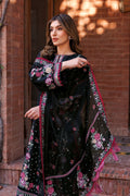 Farasha | Dastoor Embroidered Lawn SS24 | ORNATE NOIR - Pakistani Clothes for women, in United Kingdom and United States