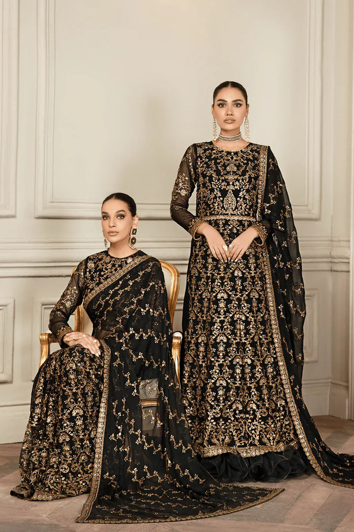 Zarif | Mehroz Formals | Black Ruby - Hoorain Designer Wear - Pakistani Ladies Branded Stitched Clothes in United Kingdom, United states, CA and Australia